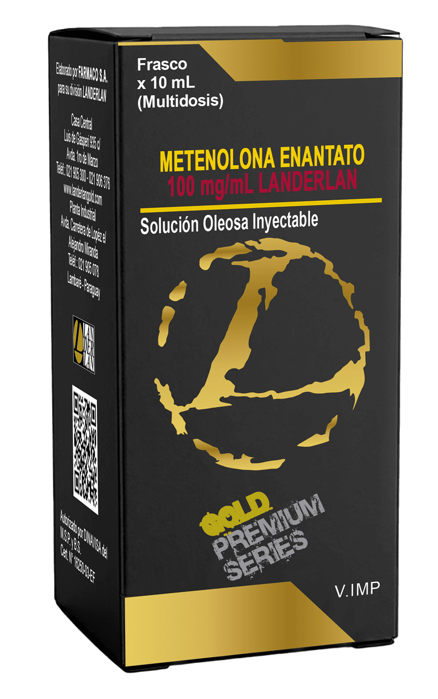 Metenolona Enantato 100 mg x 10 ml Landerlan Gold